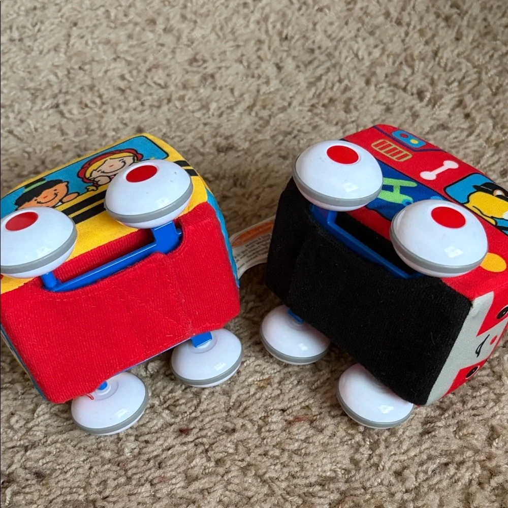 Melissa & Doug Colorful Pull Back Racers Soft Toy Vehicles (Washable)